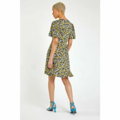 Dusk Yellow Ditsy Daisy Print Tea Dress -Dusk Shop unnamed file 89