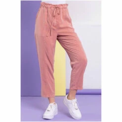 Dusk Grey Frill Detail Panel Trousers -Dusk Shop unnamed file 974